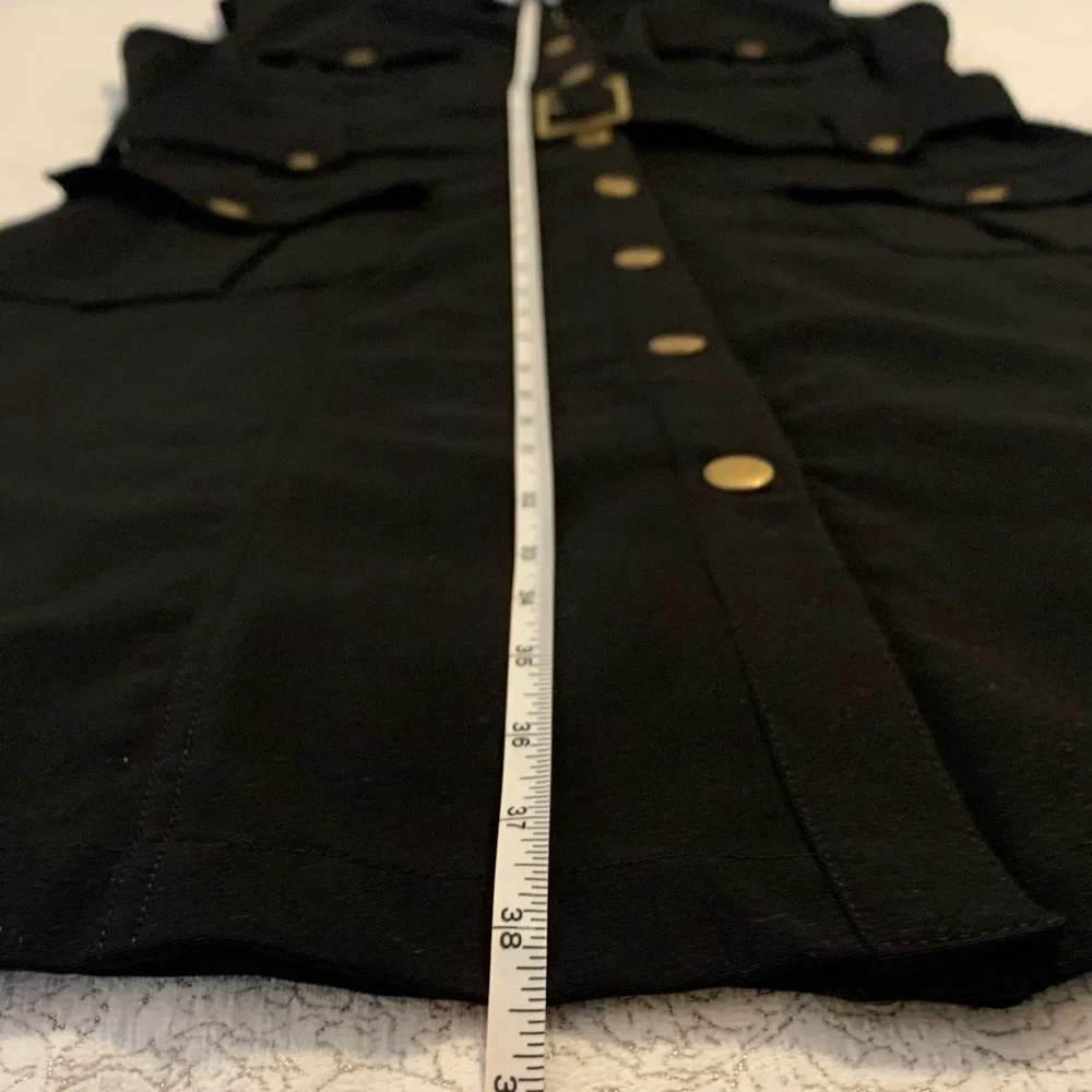 Calvin Klein Black Sleeveless Dress with Belt - Picture 11 of 14